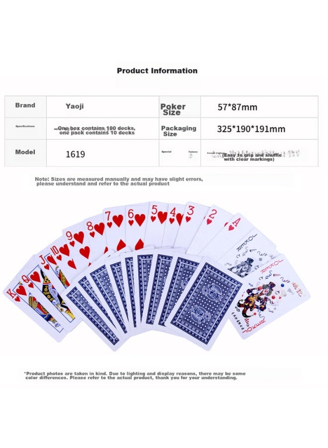 Yaoji Playing Cards, Premium Card Game, Adult Cards, Table Games, Card Games, Mahjong, Entertainment, High-quality Playing Cards, 10 Decks, 1619 - Image 3