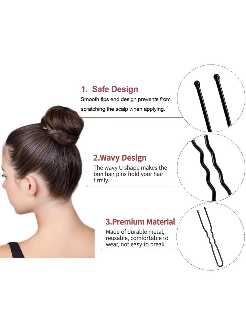 عام دبابيس شعر على شكل يو 200 قطعة للنساء والفتيات - Image 2