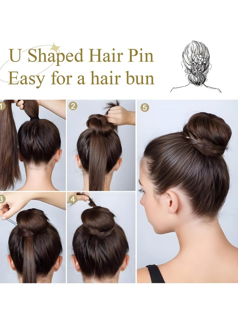 عام دبابيس شعر على شكل يو 200 قطعة للنساء والفتيات - Image 4