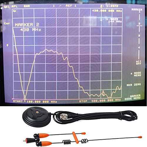 HYS Amateur Antennas Dual-Band VHF 144/UHF 430MHz Magnetic Base Mobile Antenna W/13 ft RG58 Coax Cable UHF-male/PL259 for Motorola Kenwood Midland SO239 Mobile Radios (Orange&Black) - Image 2