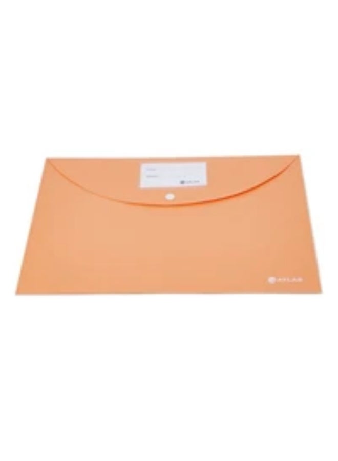 Atlas Document Bag with Name Card Orange 36cm F1005C Pack of 12 - Image 2