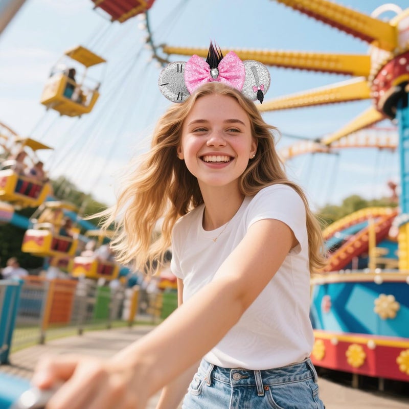 MADO Mouse Ears Headbands - Trendy Park Accessory for Women, Girls, Boys and Kids - Image 5