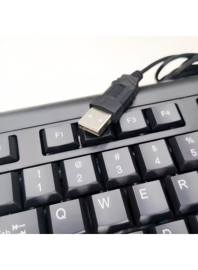 2/3/5 M Long Wired USB Mouse Notebook Square Mouth Desktop Computer Home Old PS2 Round Mouth-Color:Usb Flat Port  X Type, Suitable For Computers-Interface:Official Standard - Image 3