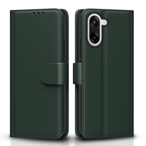 Pikkme Flip Cover for Oneplus Nord CE5 5G | Leather Finish | Shockproof with Card Pockets & Wallet Stand | Ultimate Protection Case(Green) - Image 1