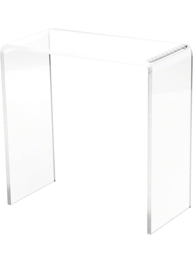 TPGP حامل مستطيل شفاف من الأكريليك عالي 8" × 8" × 4" Ad2294