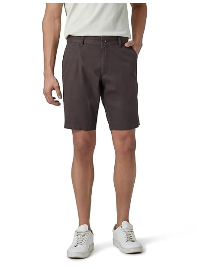 اكس واي اكس اكس Men Twill Cotton Chinos Shorts, Regular Fit, Solid, Pack of 1, CB1SHT06_36, Malt Brown, 36