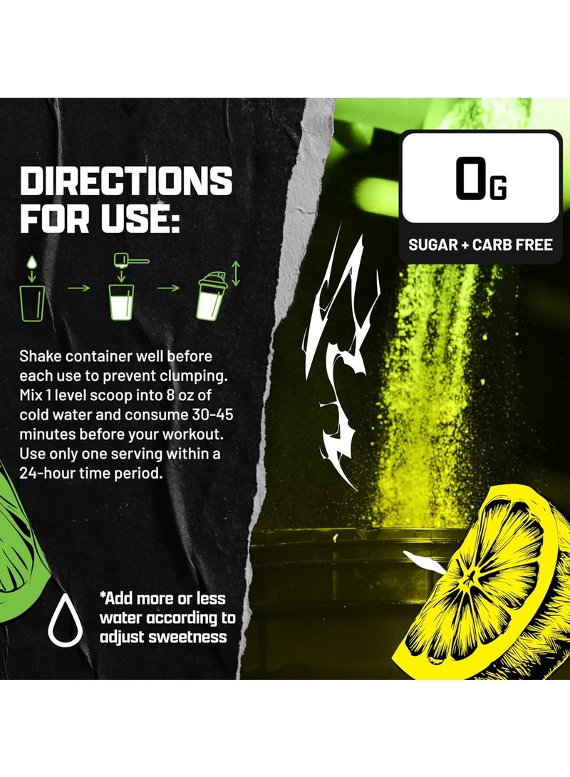 Nutrex Research Nutrex Outrage Extreme Pre-Workout Ultra Stim, Energy, Focus & Power, Lemon Lime - 30 Servings - Image 5