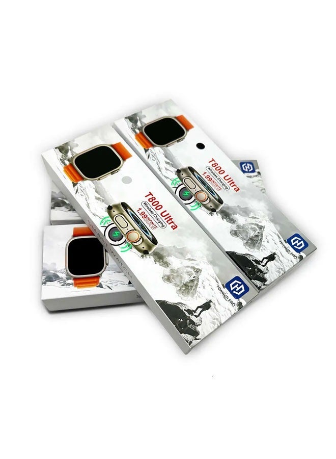 general T800 Ultra Smart Watch Fitness Tracker Waterproof Watch, Bluetooth Call Heart Rate Blood Pressure Blood Oxygen Thermometer Step Information - Image 2