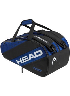 HEAD Team Padel Bag - Black/Blue, Lightweight, Durable And Practical Padel Bag  - Image 1