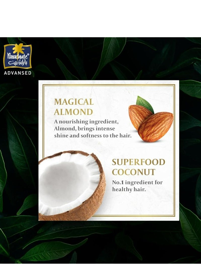 Parachute Everyday Shine Shampoo with Almond and Coconut 340 ML  - Image 4