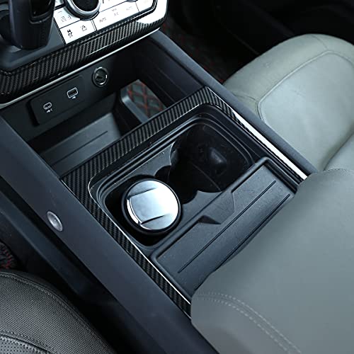 CHEYA ABS Plastic Car Center Console Storage Box Frame Cover Trim for Land Rover Defender 110 2020 2021 Car Accessories (Carbon Fiber Style) - Image 4