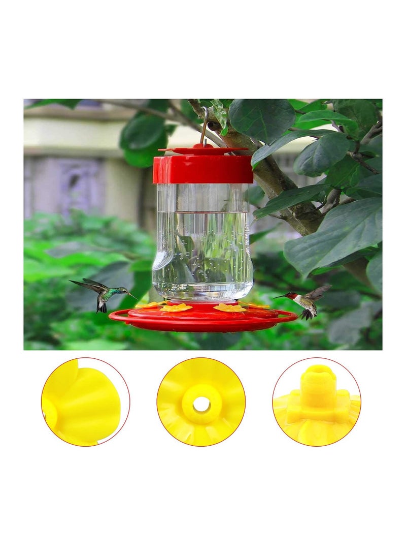 Generic - 16Pcs Hummingbird Feeder Replacement Flowers with Cleaning Brush, Yellow Feeder Parts Replacement for Hanging Feeders - Image 1