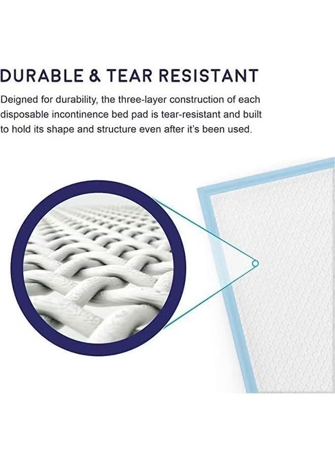 Vinnatsu S/M/L/XL Four Sizes Baby Changing Pads, Disposable Diaper Changing Pads, 5-Layer Protection Hospital Pad, Incontinence Underpads, Ventilation Waterproof Leak Proof Rapid Drying Thicken And High Absorption Seamless Changing Pad For Kids Adults Elderly  - Image 5