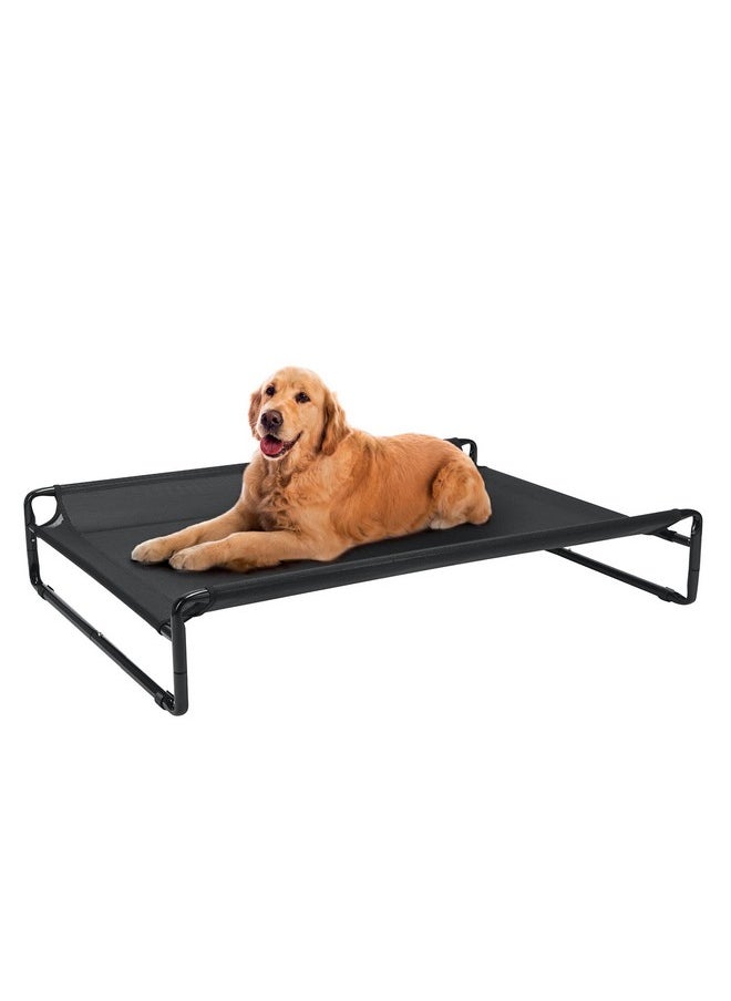 Original Cooling Elevated Dog Bed, Outdoor Raised Cots Bed For Large Dogs, Portable Standing Pet With Washable Breathable Mesh, NoSlip Feet Indoor Outdoor, Large, Black, Cwc2201 - pzsku/Z05E328D51B03A2B0FB55Z/45/_/1726219110/07ed6d18-6442-4825-9ed4-13214787b3e1