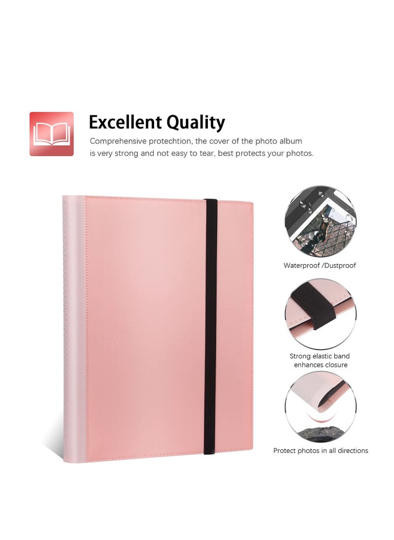 Generic 432 Pockets Mini Photo Album Compatible for Fujifilm Instax Mini 12 11 9 90 8+ 8 7S 40 26 25 EVO LiPlay Instant Camera/Mini Link SP-1 Printer/Z2300/ PIC-300 Polaroid Pictures (Pink)  - Image 2