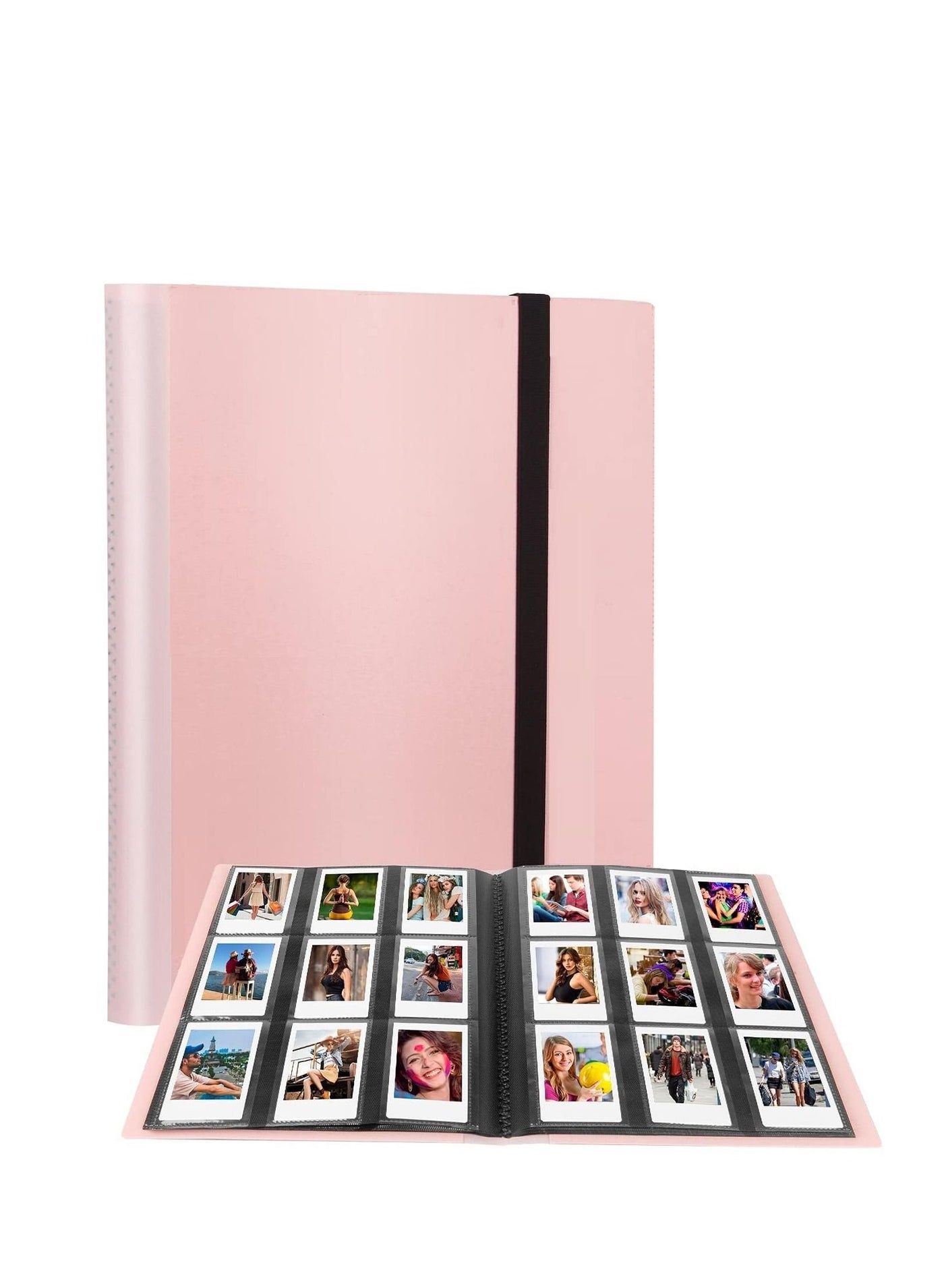 432 Pockets Mini Photo Album Compatible for Fujifilm Instax Mini 12 11 9 90 8+ 8 7S 40 26 25 EVO LiPlay Instant Camera/Mini Link SP-1 Printer/Z2300/ PIC-300 Polaroid Pictures (Pink)