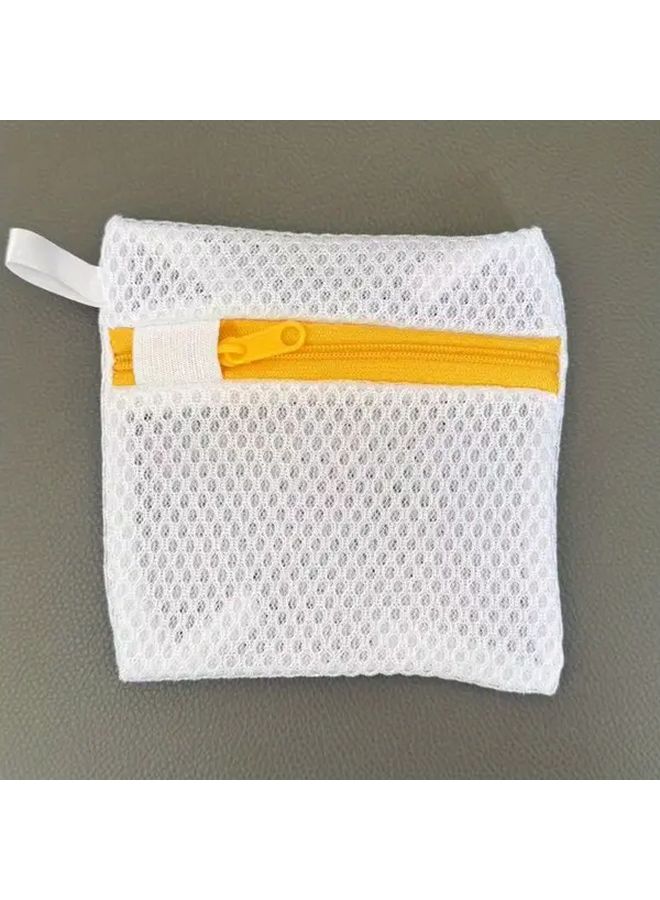 Thickened Polyester Mesh Laundry Bags Yellow 4 72inch By 5 12inch For Underwear - Image 4