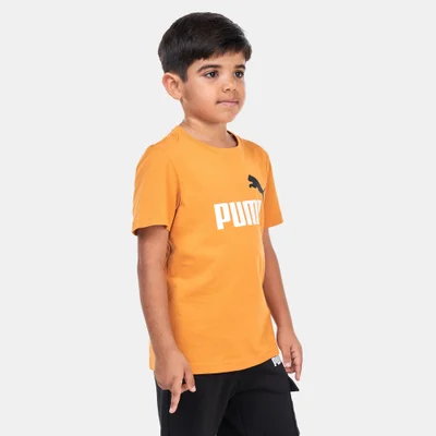 PUMA Kids' Essentials+ Two Tone Logo T-Shirt