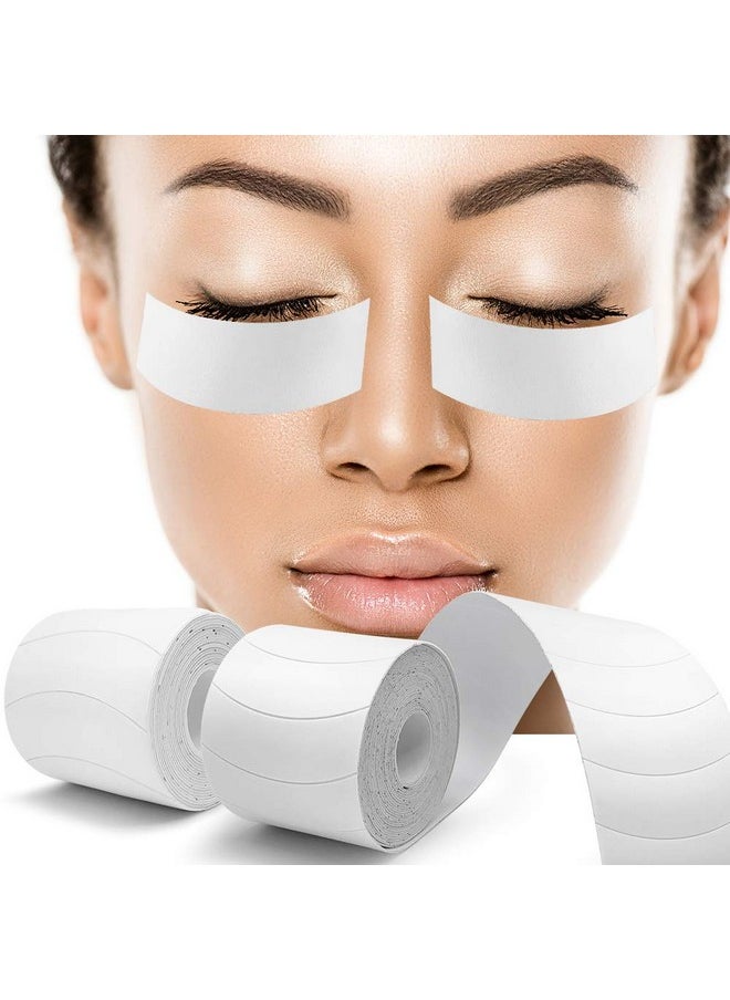 Akissos Foam Eye Pads Lash Extensions Akissos 110 Pcs Pre Cut Medical Foam Tape Under Eye Pads Eyelash Extension Supplies Beauty Tools Lint Free Hypoallergenic No Latex Waterproof 2 Rolls  - Image 1