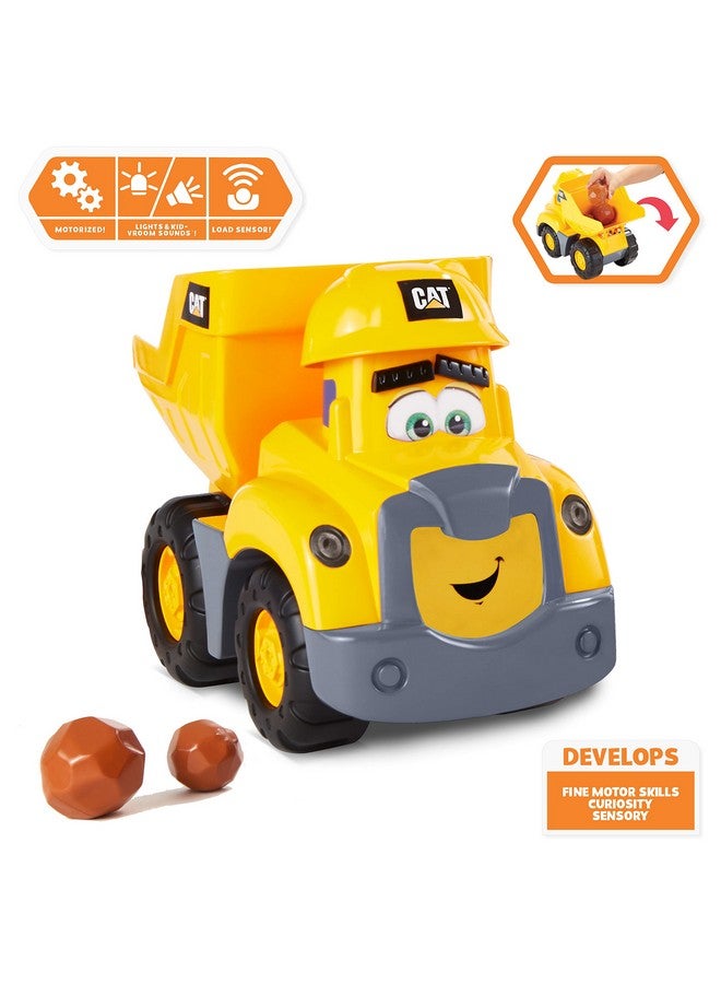 CAT Construction Toys, Buddies Preschool Dump Truck, Junior Crew, Interactive, Moving, Lights & Sounds, For Ages 2 and Older - Image 2