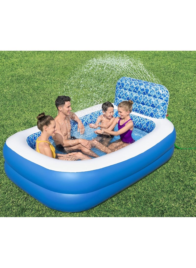 Bestway Bestway Oasis Waterfall Fountain Family Pool: Your Own Water Park  - Image 2