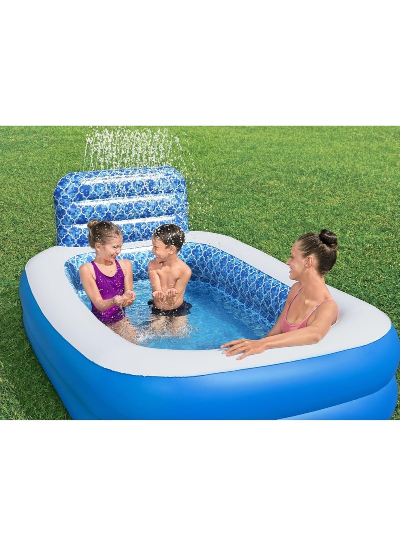 Bestway Bestway Oasis Waterfall Fountain Family Pool: Your Own Water Park  - Image 3