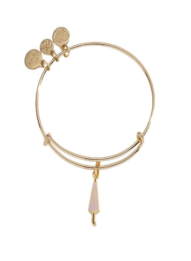 Alex and Ani AS6784HAExpandable Bangle BraceletSG,Harry Potter Hagrid Symbol Expandable Bangle Bracelet,Shiny Gold,Pink, Bracelets