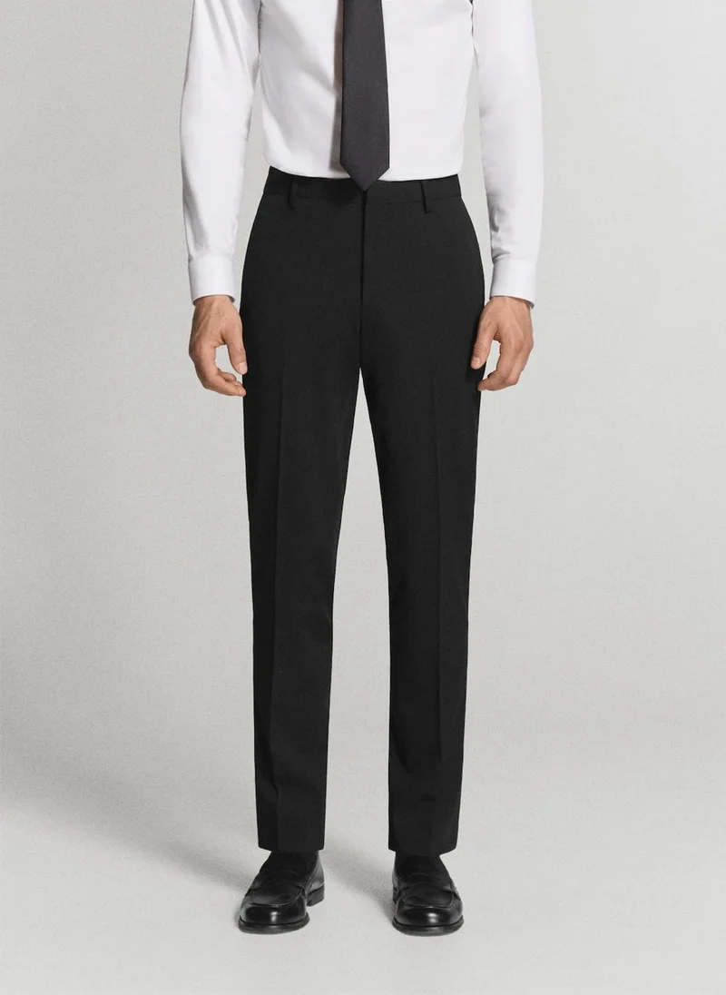 مانجو مان Stretch Fabric Super Slim-Fit Suit Trousers