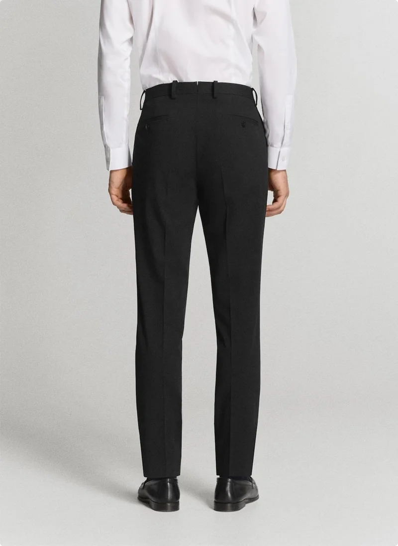 مانجو مان Stretch Fabric Super Slim-Fit Suit Trousers