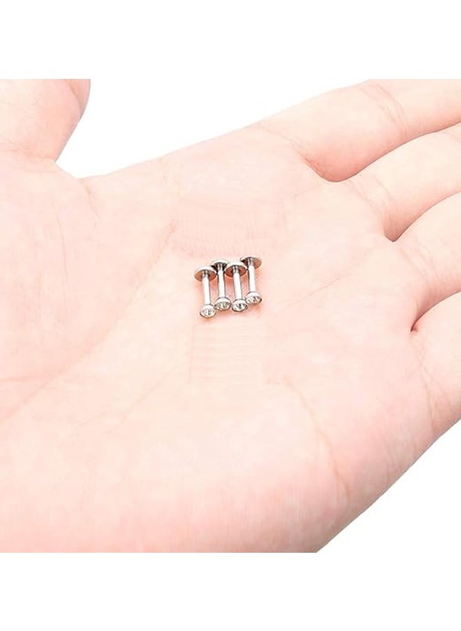 Generic - 6Pcs Tragus Earrings, Stainless Steel Women's Nose Stud Set - Image 1