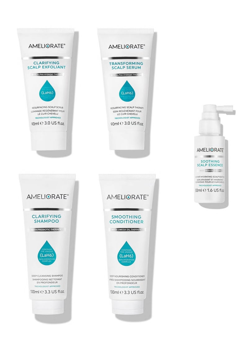 Regime Kit 5pc (50ml Soother, 90ml Exfoliant, 90ml Serum, 100ml S/poo & 100ML Cond)