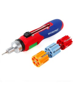 WORKPRO WP221056 24 Piece Professional Cr-V Ratchet Bit Screwdriver Set  - Image 1