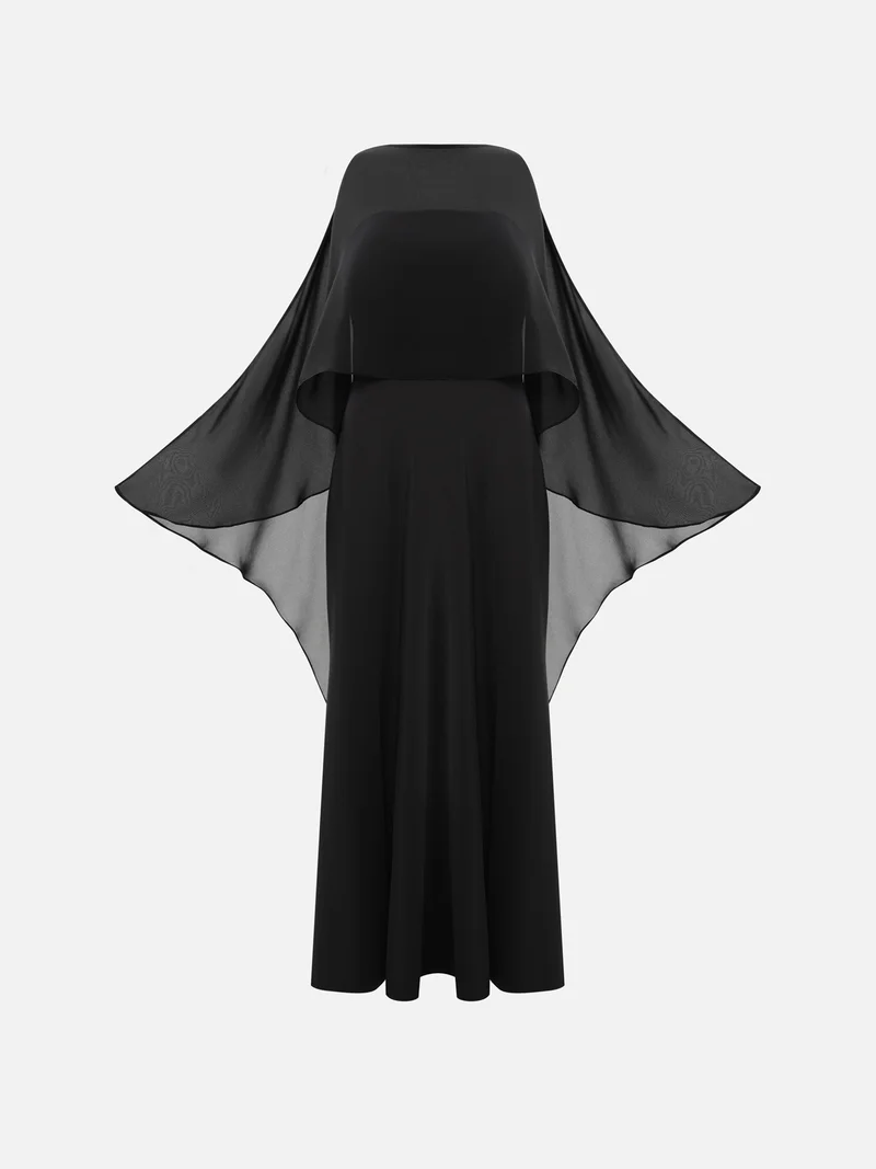 ليتشي Lightweight satin maxi dress