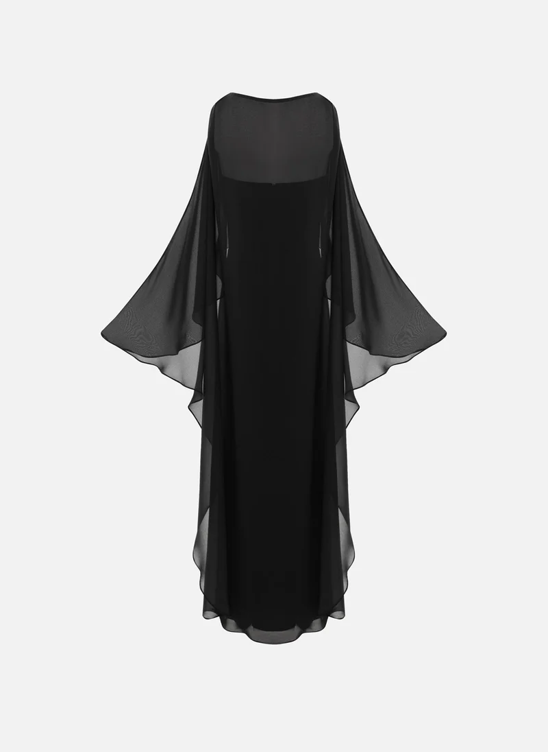 Lichi  Lightweight satin maxi dress for Women | Best Price UAE