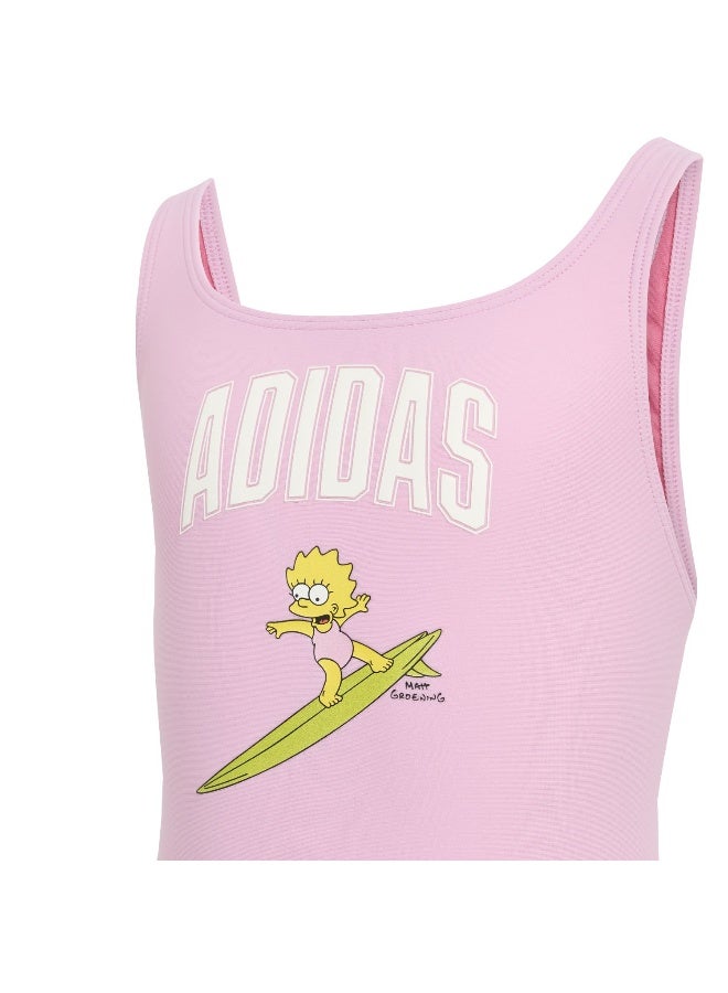 Adidas Ad Sim St Pink Swim Swimwear For Kids 4-5Y  - Image 3