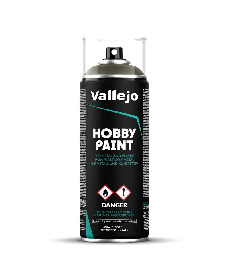 Vallejo - Hobby Paint Spray AFV | Russian Green 4B0 400 ml. (13.5 fl.oz.) | Creates Perfect Matt and Self Levelling Finish | Equipped with 2 Different Nozzles - Image 5