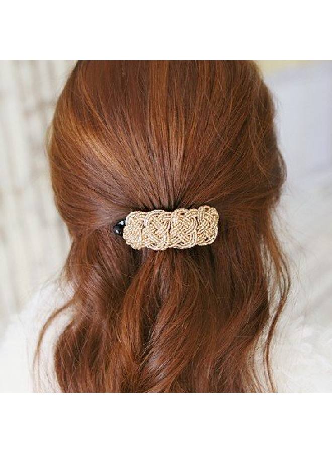 Meilliwish Noble Lady Women Hair Clip Ponytail Holder(H35)(Darkblue) - Image 5