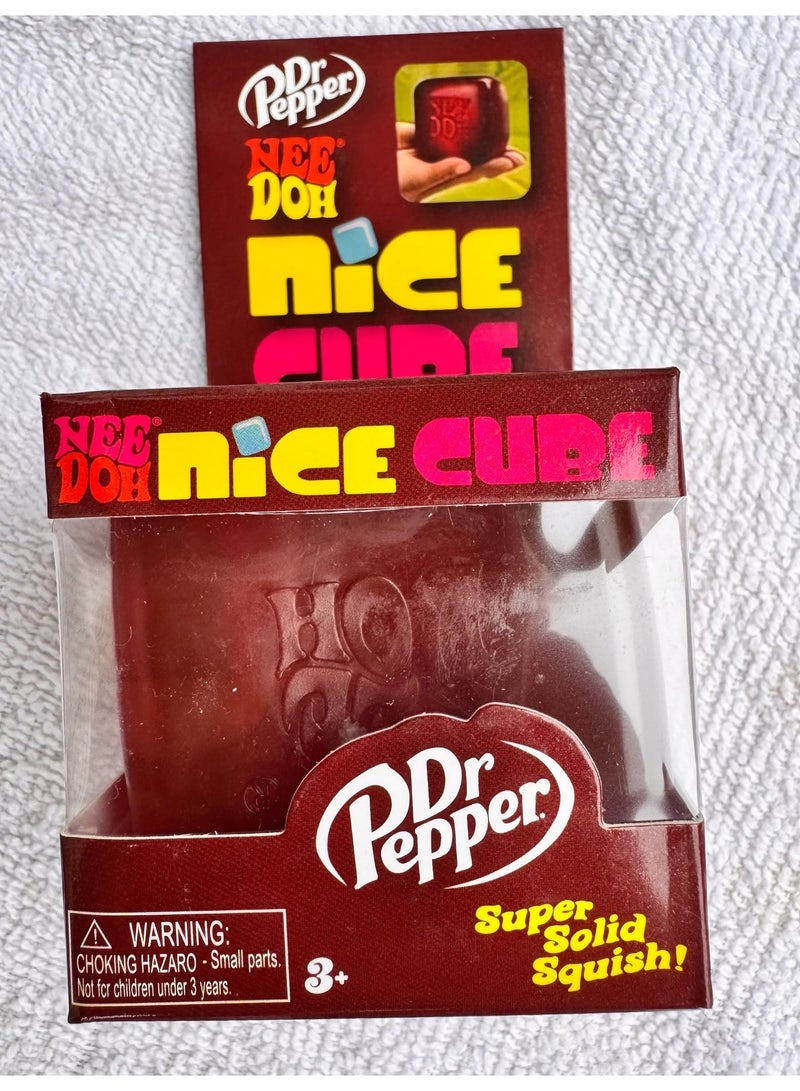Dr Pepper NeeDoh Nice Cube Squishy Stress Ball Fidget Toy - Image 2