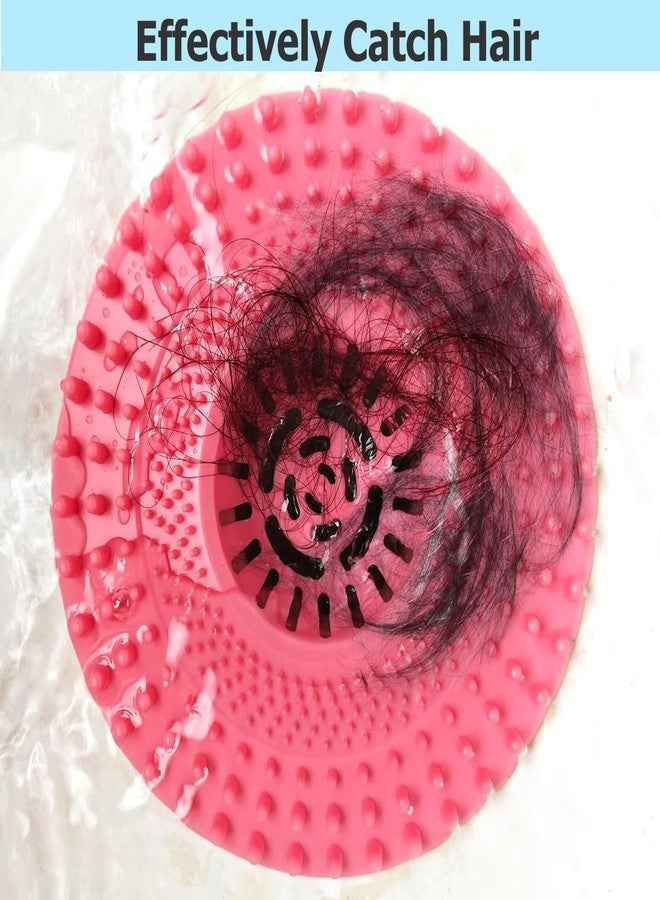 Thea Hair Catcher Rubber Drain Protector, Reusable Sink Strainer, for Bathroom, Bath-tub, Handbasin, Kitchen Sink (Pack of 2) - Image 4