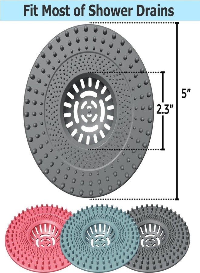 Thea Hair Catcher Rubber Drain Protector, Reusable Sink Strainer, for Bathroom, Bath-tub, Handbasin, Kitchen Sink (Pack of 2) - Image 3