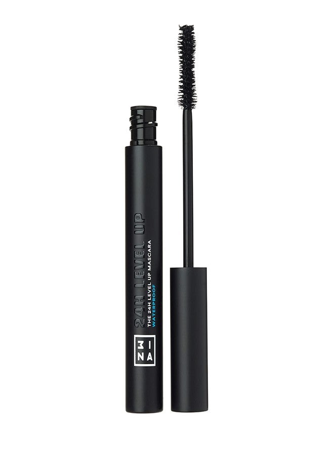 3INA MAKEUP - The 24h Level Up Mascara Waterproof 900 - Black Mascara for Volume and Length - Extreme Definition Tubing Mascara with Hourglass Wand - Mascara for Sensitive Eyes - Vegan - Cruelty Free - Image 1