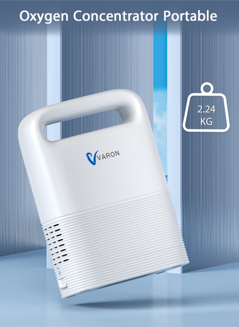 Varon Portable Oxygen Concentrator, 93% Oxygen Care, Oxygen Portable Machine with Rechargeable Battery for Home and Travel Use - Image 5
