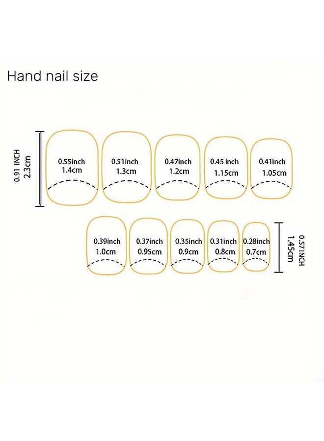Generic 24pcs Glossy Medium Square Fake Nails, Burgundy Color Press On Nails With Geometry Line And Silvery Glitter Design, Sparkling Full Cover False Nails For Women Girls Fall Winter Nail Decoration  - Image 4