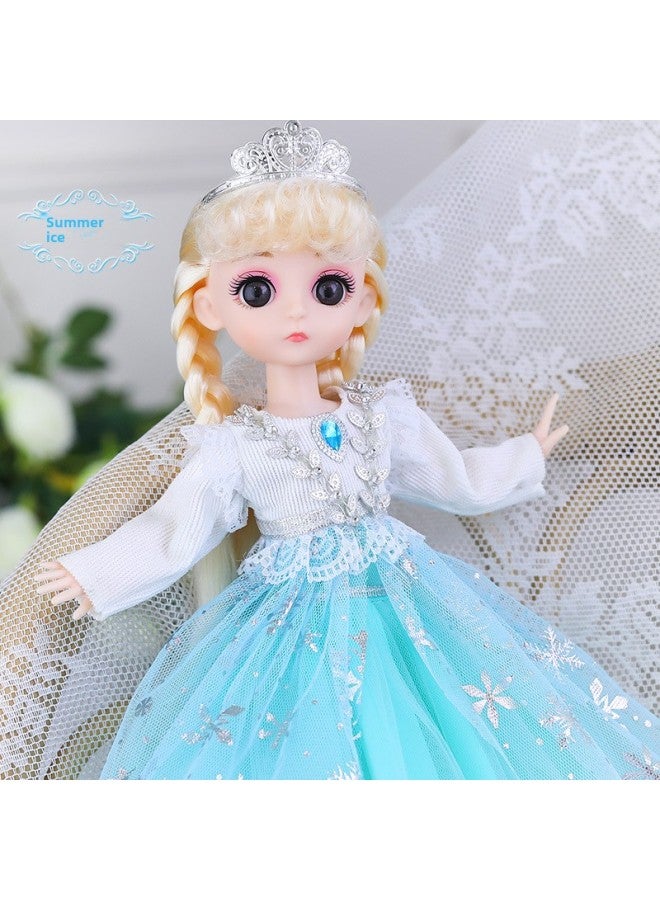 BJD Doll 30 سم مجموعة دمى فتاة صغيرة لعبة أطفال تدريب رياض الأطفال هدية عيد ميلاد - اللون: Xia Xiaobing - الارتفاع: 30 سم وميض موسيقى عالي 【صندوق هدية】】 - Image 1