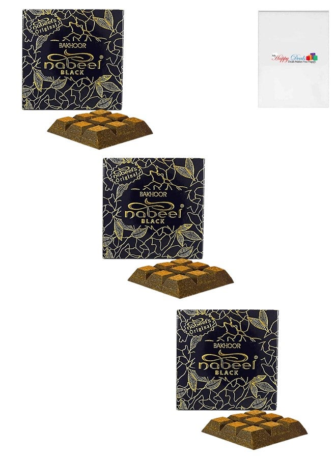 نبيل 3 قطع بخور أسود 40 جرام - Image 1