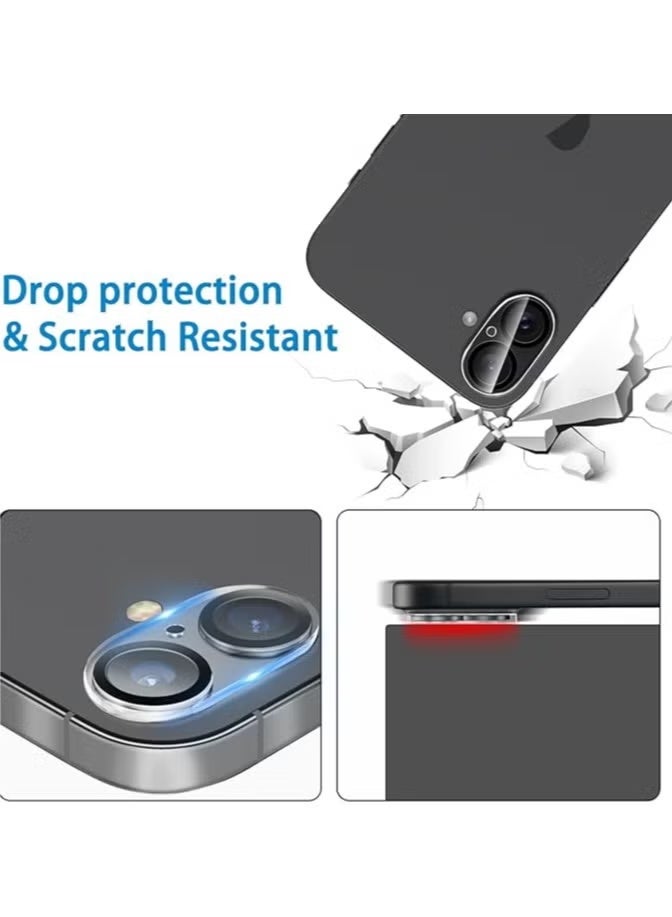 Tempered Glass Camera Lens Protector for iPhone 17, Ultra HD, 9H Hardness, Anti-Scratch, Case Friendly, Easy to Install [No Affect on Night Shots] - Image 5