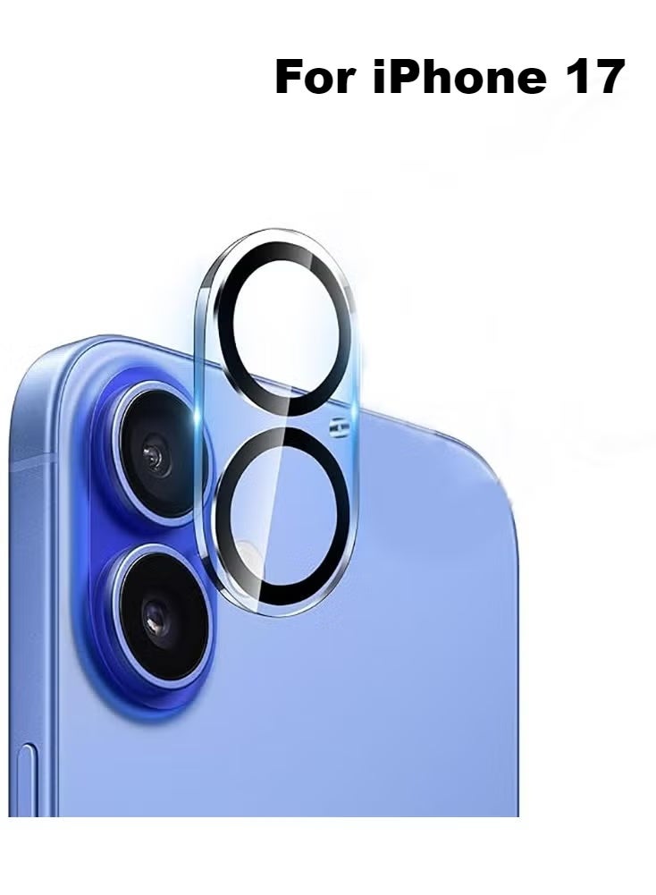 Tempered Glass Camera Lens Protector for iPhone 17, Ultra HD, 9H Hardness, Anti-Scratch, Case Friendly, Easy to Install [No Affect on Night Shots] - Image 1
