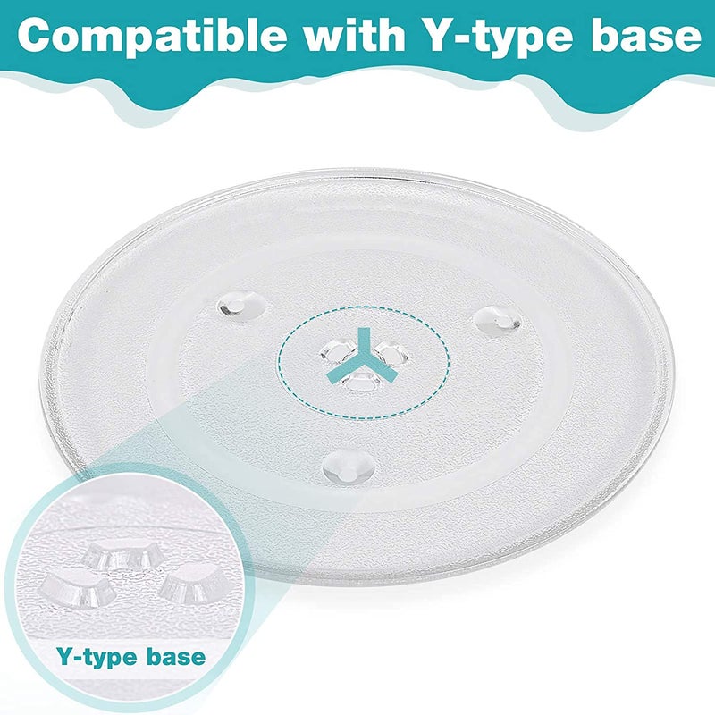WHITEFLIP WHITEFLIP Microwave Oven Glass Plate Cooking Tray Rotating Turntable Plate Compatible for IFB 23BC3 23BC4 23SC3 25BC3 25BC4 25SC2 23SC1 20PG1S Microwave Oven  - Image 3