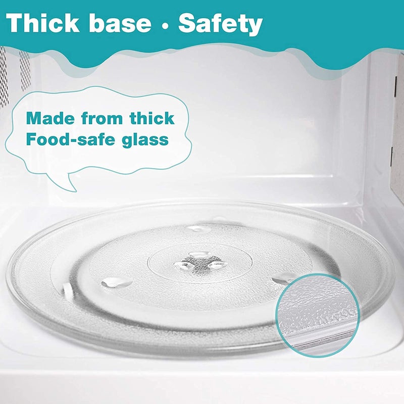 WHITEFLIP WHITEFLIP Microwave Oven Glass Plate Cooking Tray Rotating Turntable Plate Compatible for IFB 23BC3 23BC4 23SC3 25BC3 25BC4 25SC2 23SC1 20PG1S Microwave Oven  - Image 4