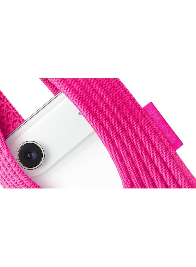 ELTRAZONE iPhone Pocket 80cm Single-Shoulder Phone Pocket Mini Short Strap Accessory for All Variants, Lightweight Hands-Free Phone Holder with Adjustable Cord for Daily Use (Pink) - Image 2